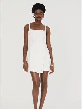 NWT French Connection Whisper Faux Wrap Minidress